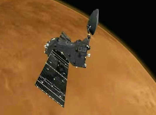 五律/天问火星探测器  成功着陆火星有感